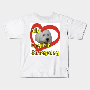 Old English Sheepdog Kids T-Shirt